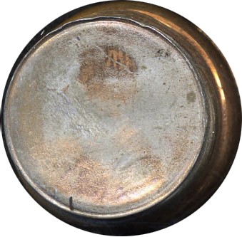 2011-D penny capped die error showing strike deformation and distorted reverse surface